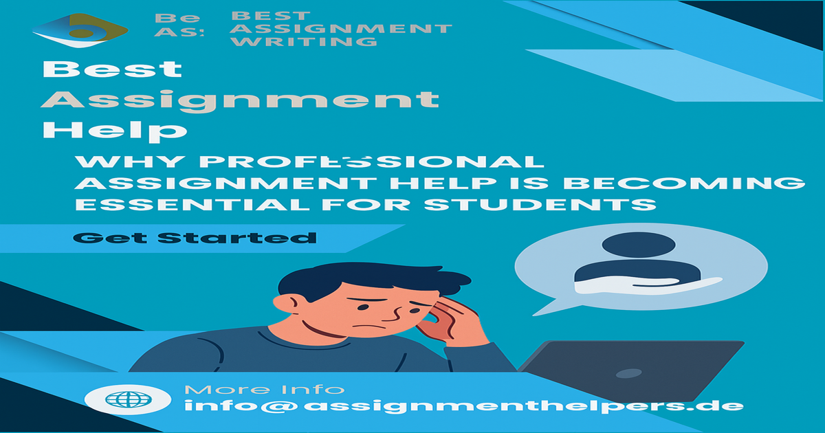 Why Professional Assignment Help Is Becoming Essential for Students