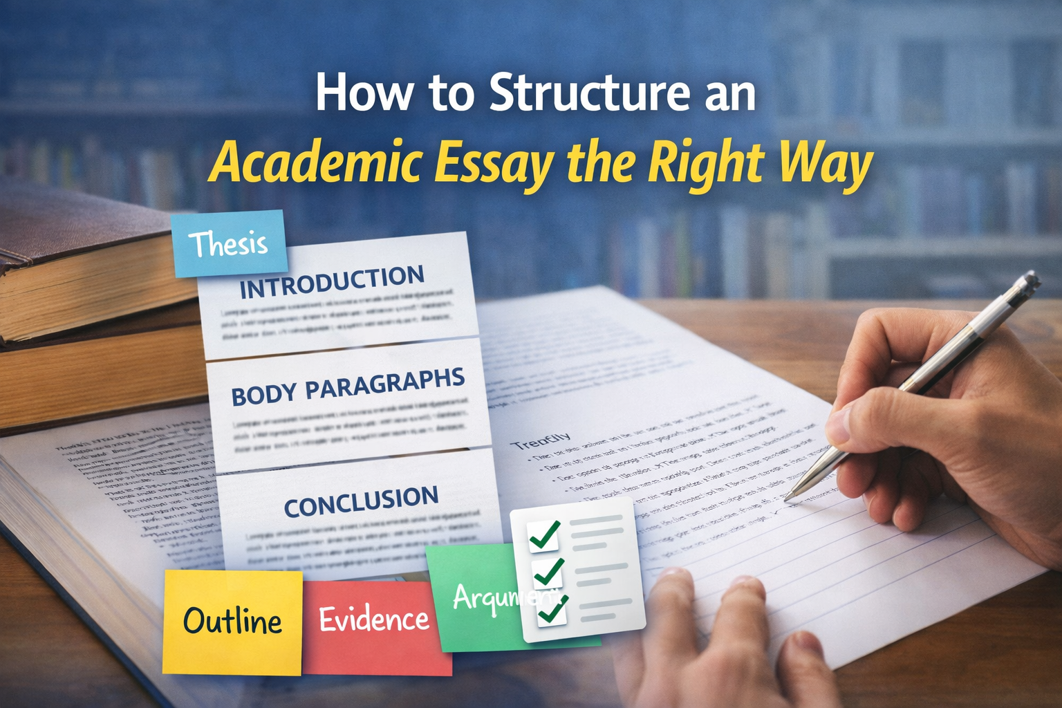 how to stucture academic essay