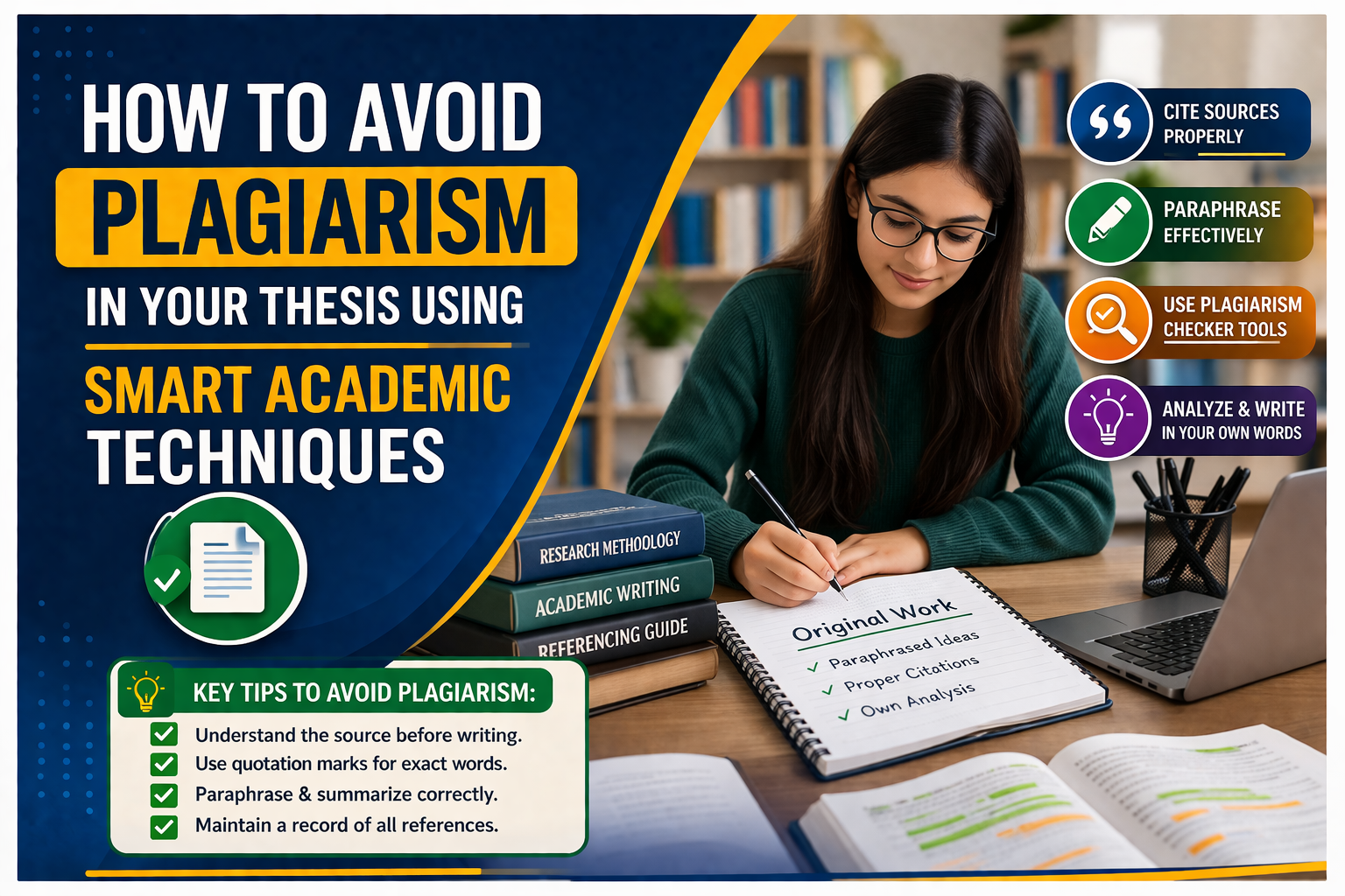 How to avoid plagiarism in your thesis